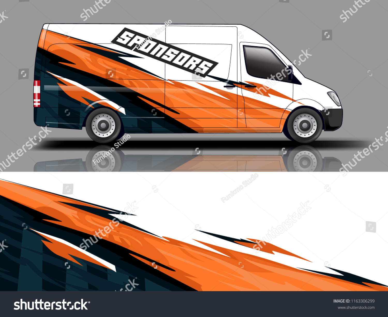 Car graphic vector. abstract racing shape with modern camouflage design for vehicle vinyl wrap