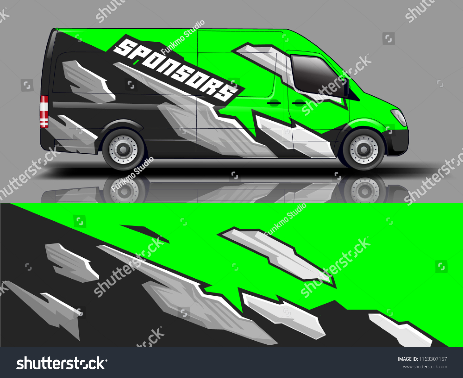 Car graphic vector. abstract racing shape with modern camouflage design for vehicle vinyl wrap