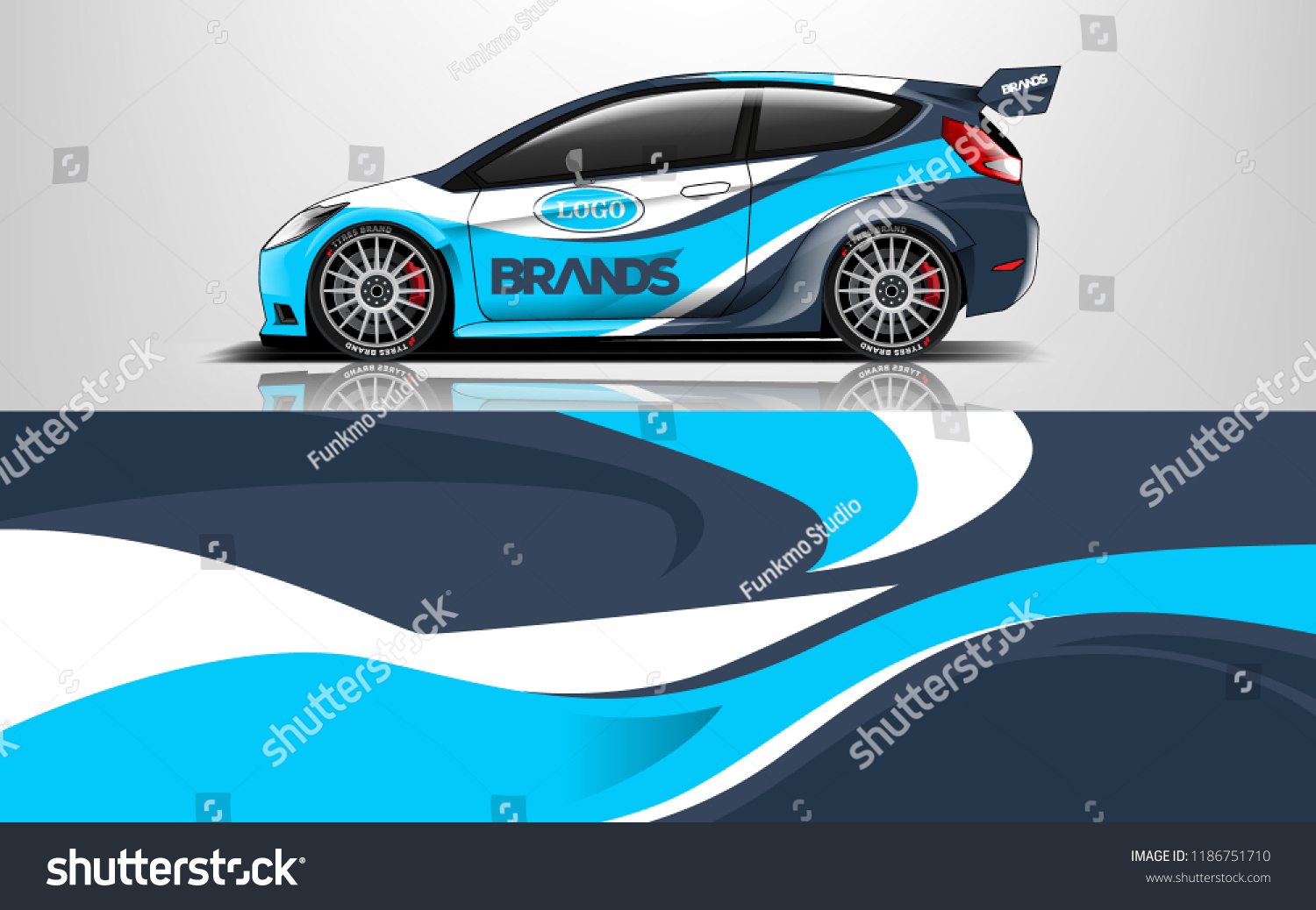 Company car wrap. wrap design for company car and services.