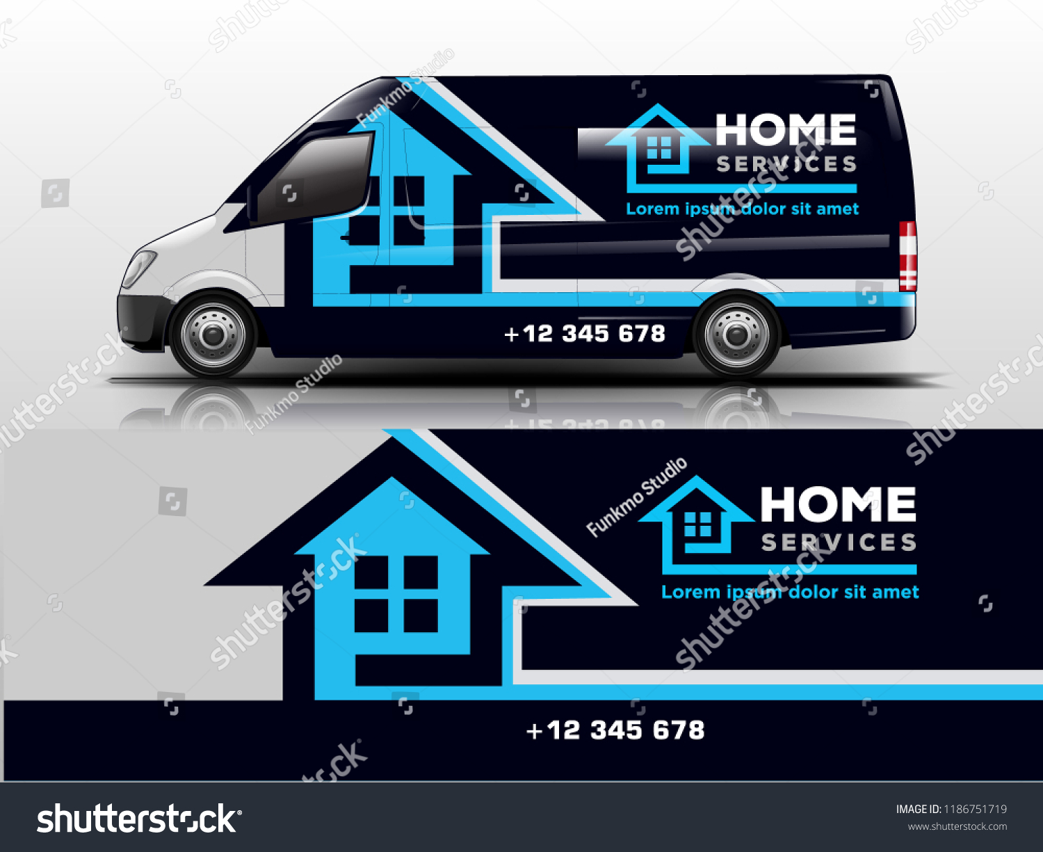 Company car wrap. wrap design for company car and services.