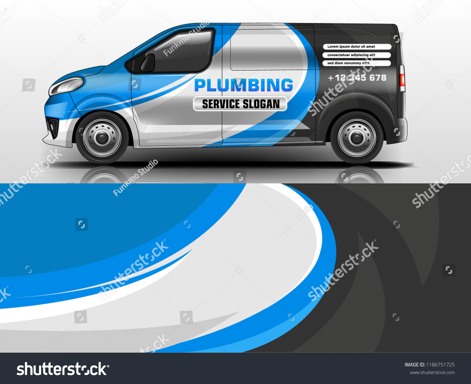 Company car wrap. wrap design for company car and services.
