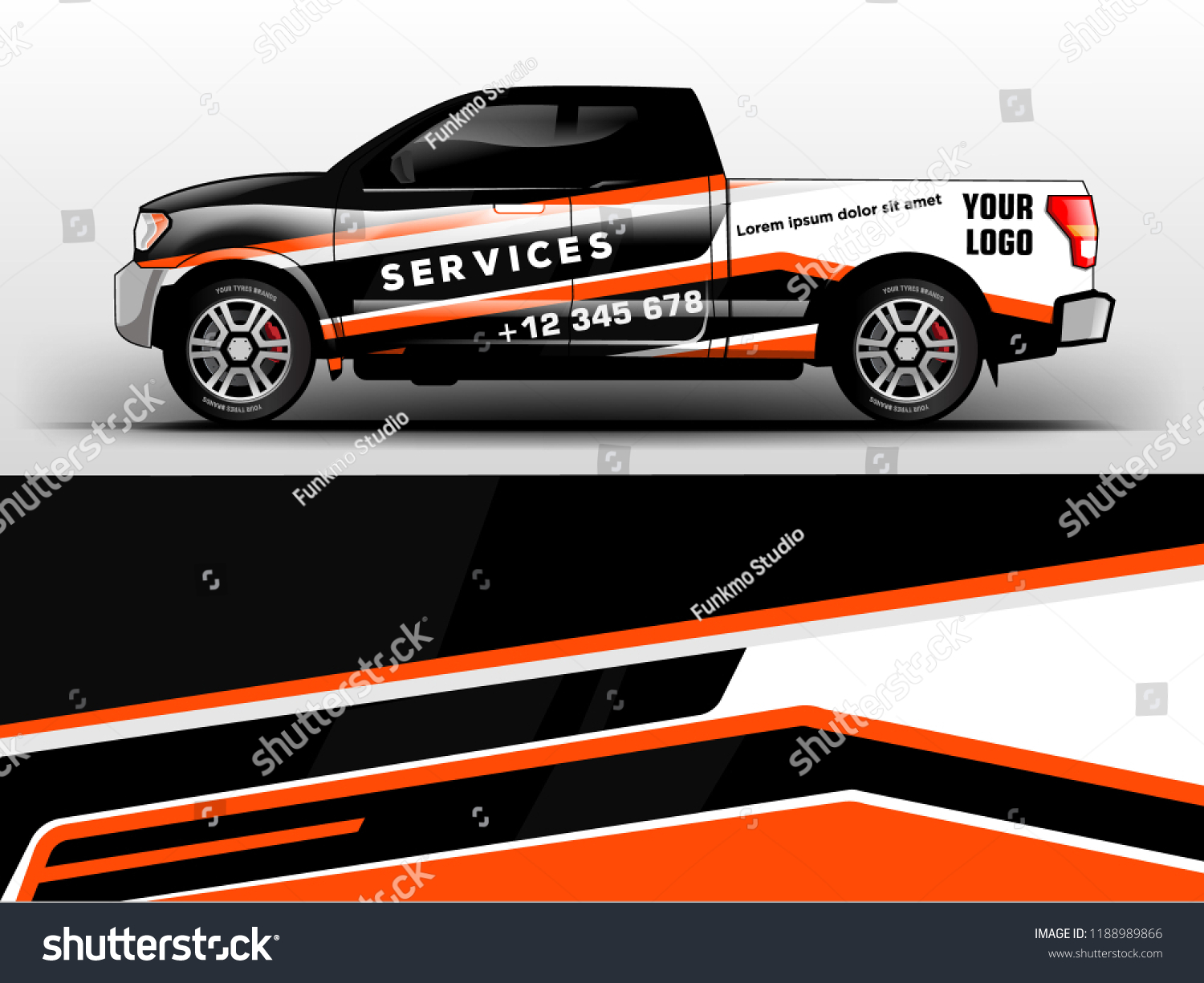 truck wrap design for company services