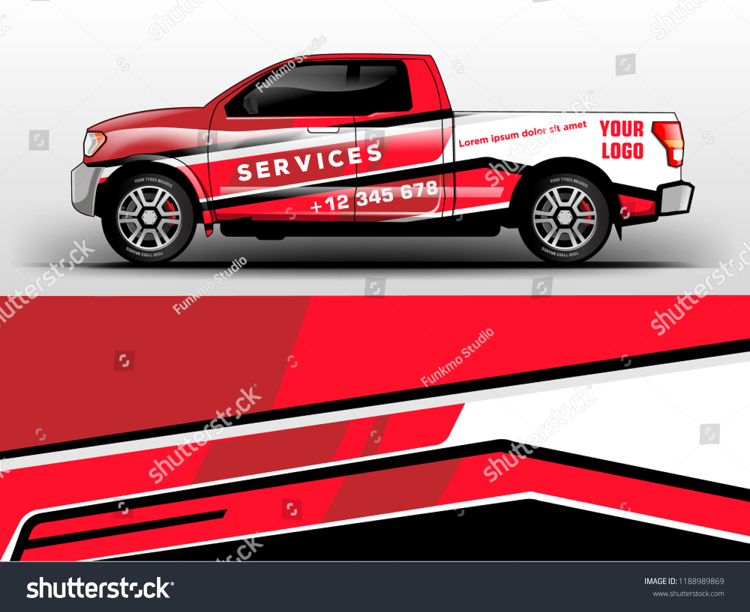 truck wrap design for company services