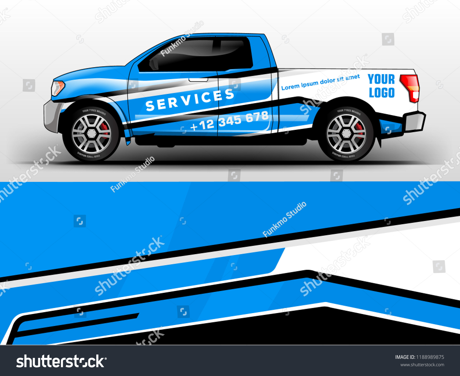 truck wrap design for company services