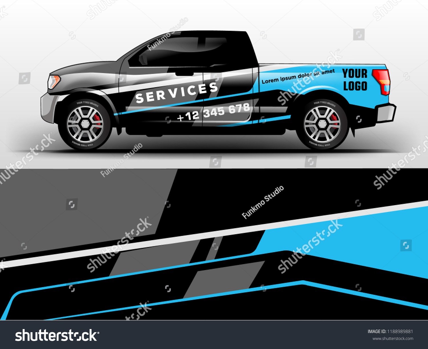 truck wrap design for company services