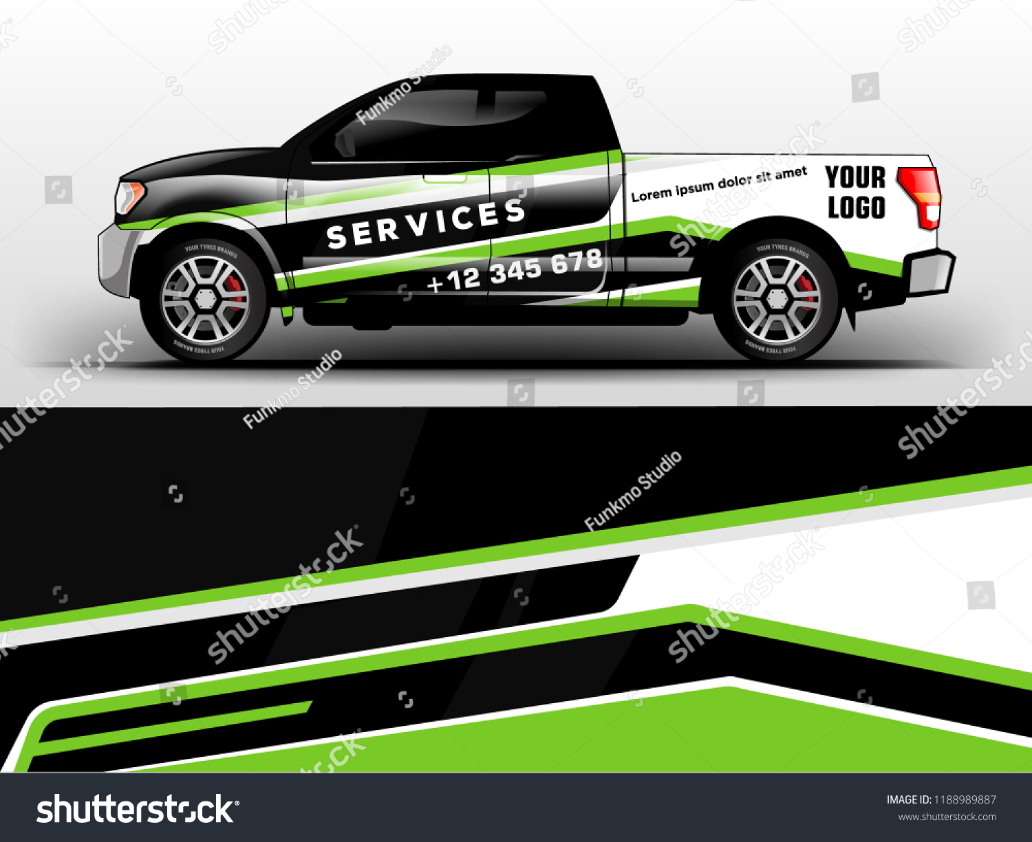 truck wrap design for company services