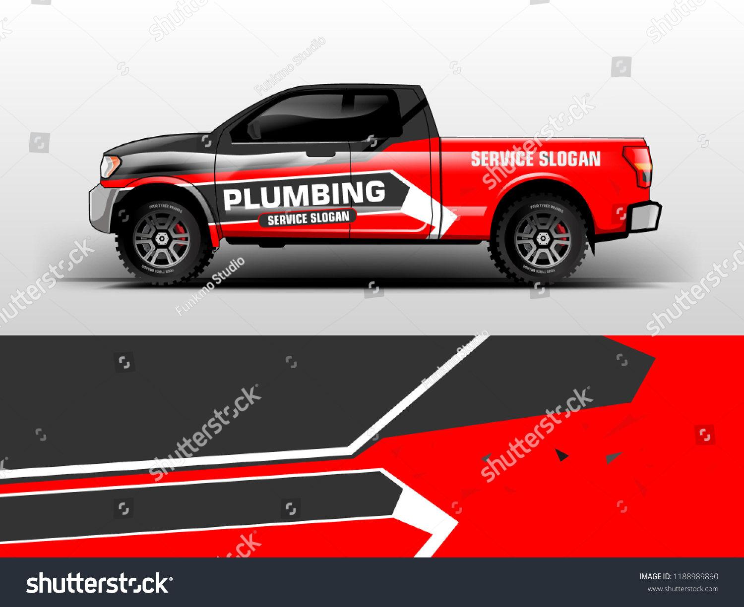 truck wrap design for company services