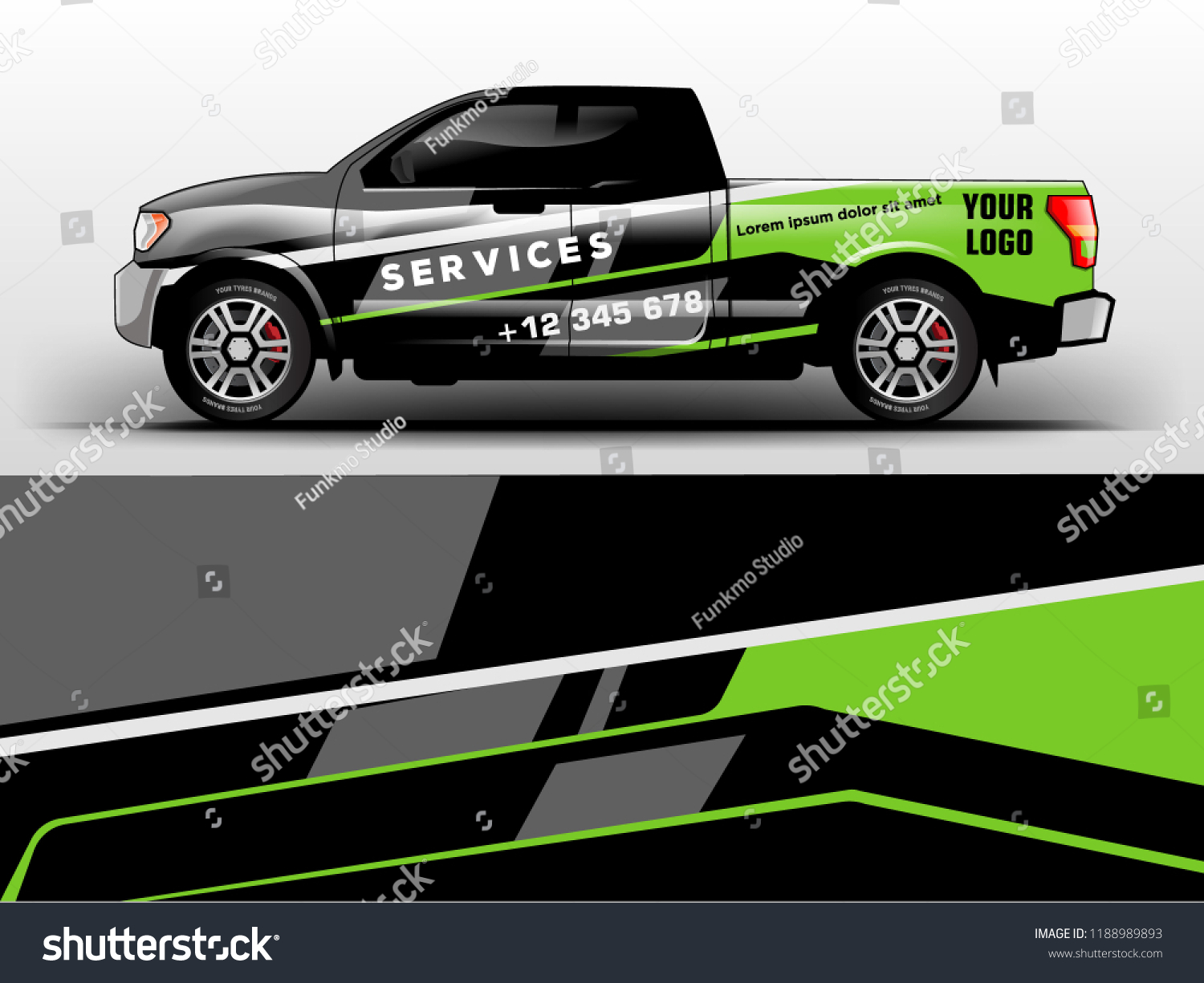 truck wrap design for company services