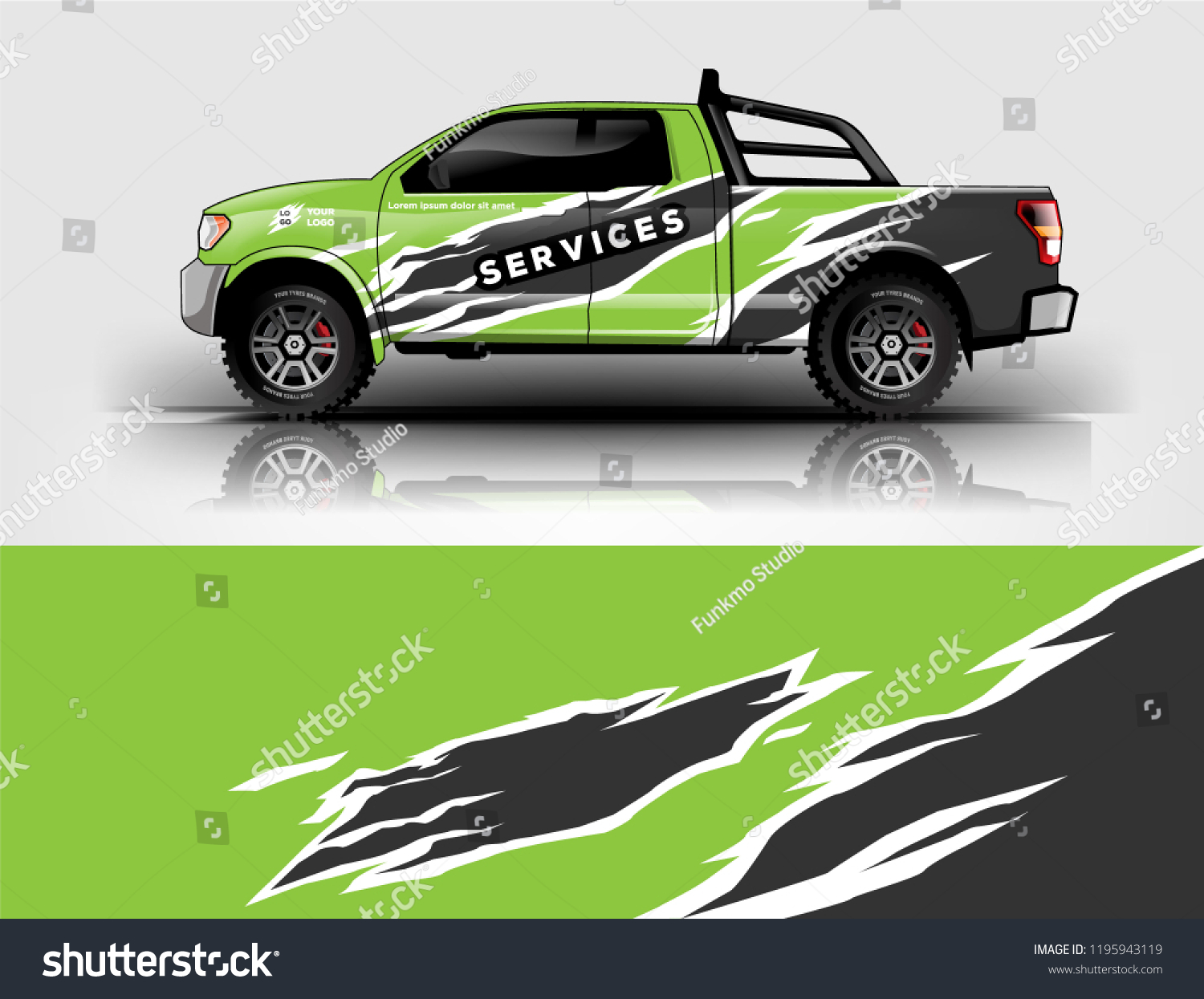 Truck livery design. wrap, sticker, decal design for truck branding, services, and company.