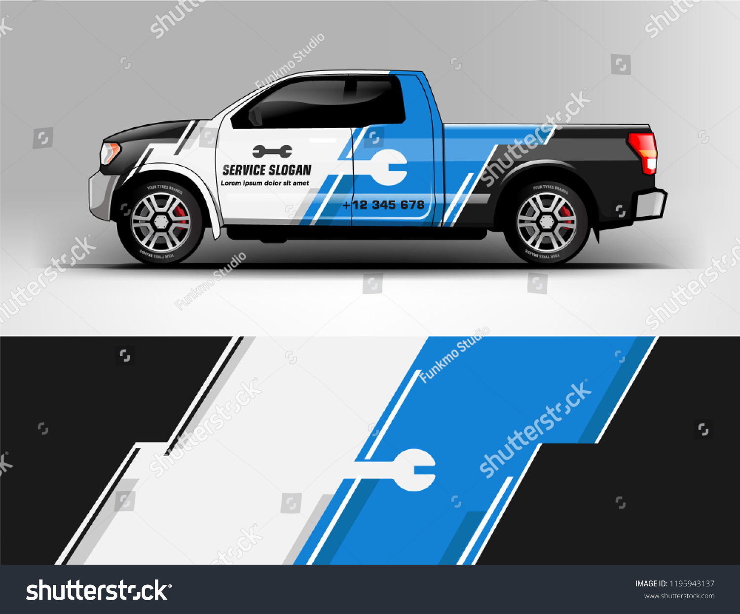 Truck livery design. wrap, sticker, decal design for truck branding, services, and company.