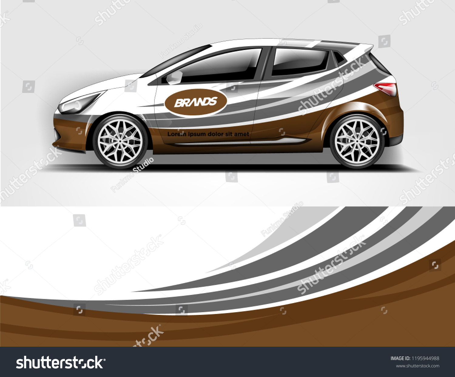 Car wrap design, for branding, services, company.