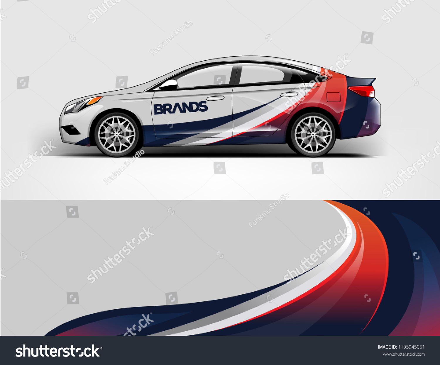 Car wrap design, for branding, services, company.