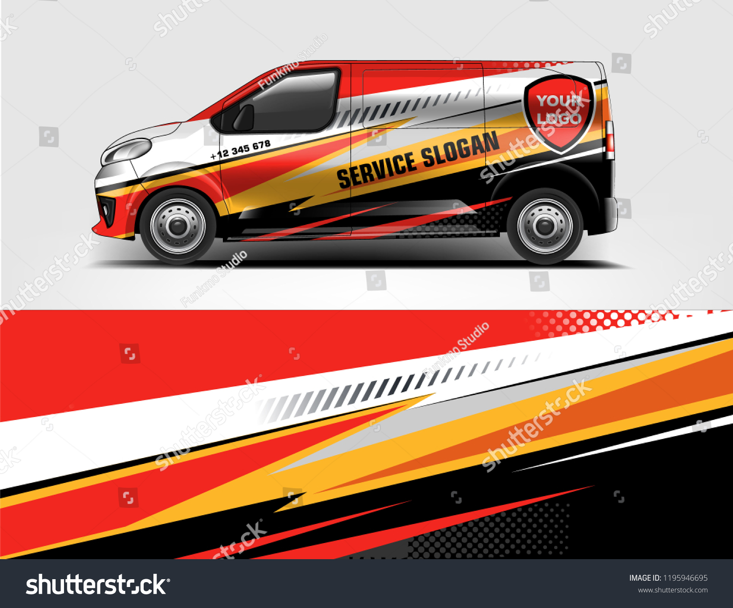 Truck and van wrap design for branding services company.