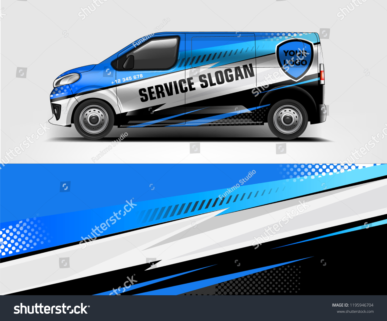 Truck and van wrap design for branding services company.