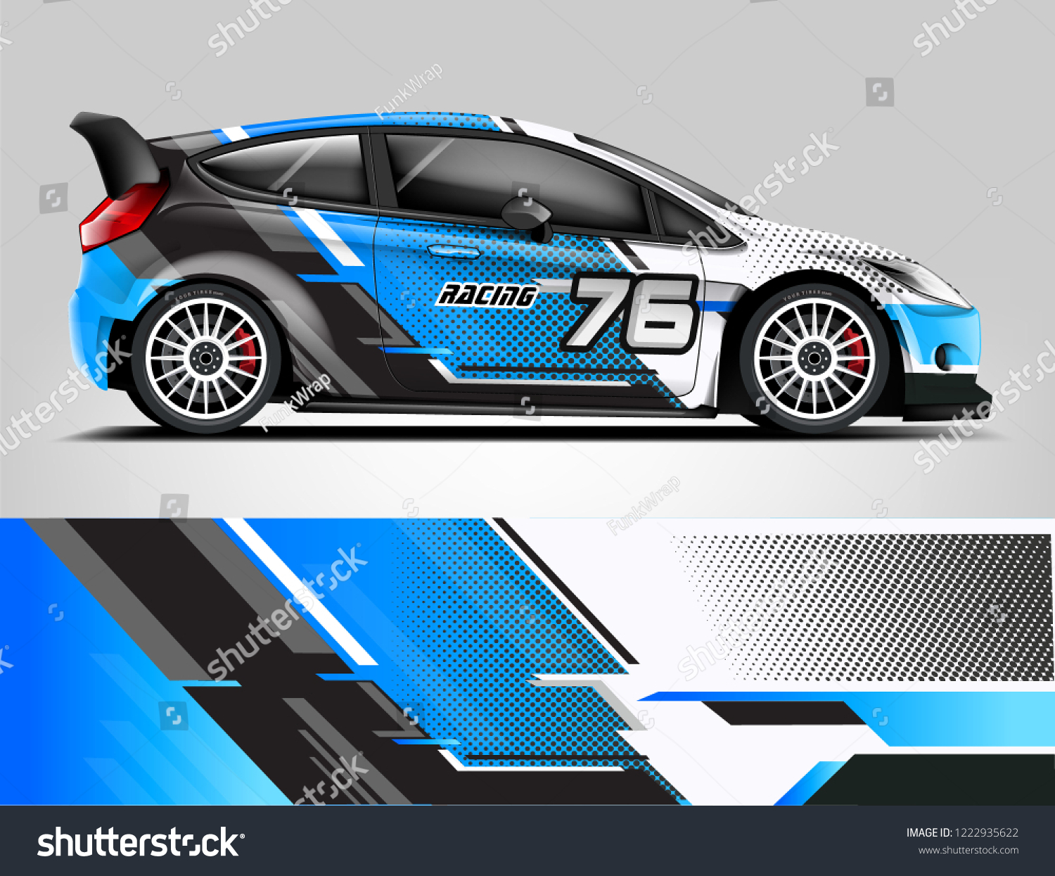 Rally livery design. Racing car wrap design. abstract strip racing background vector eps format
