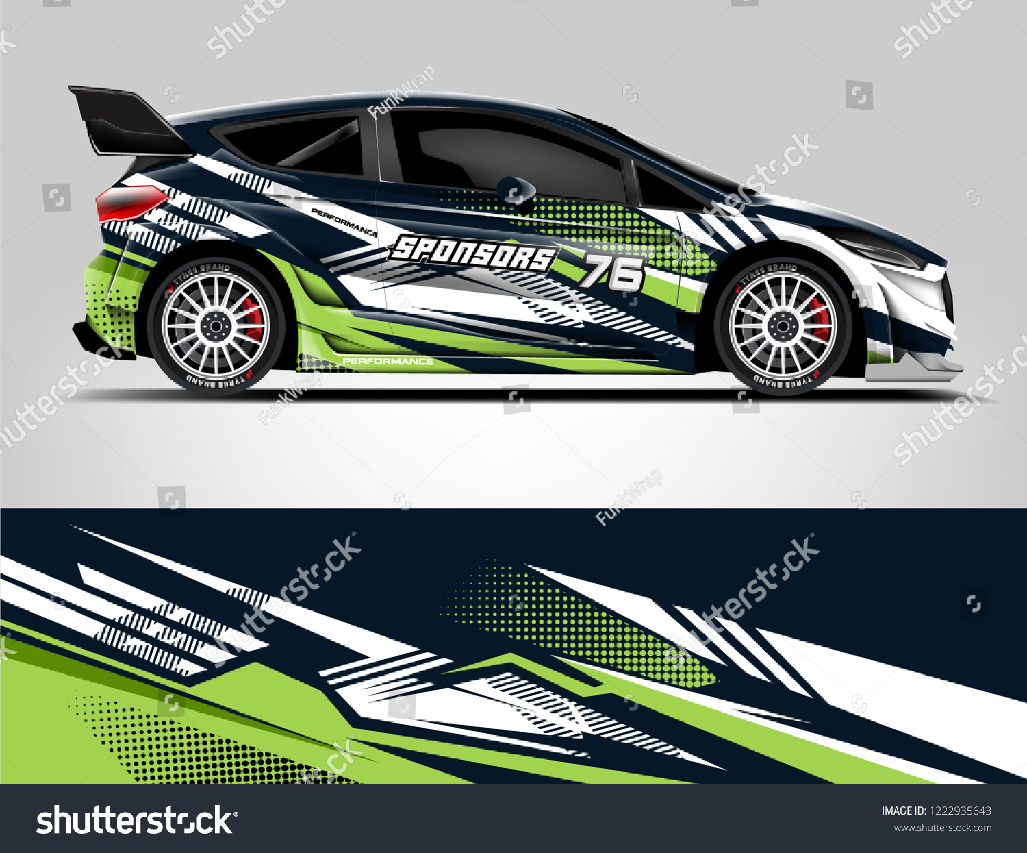 Rally livery design. Racing car wrap design. abstract strip racing background vector eps format