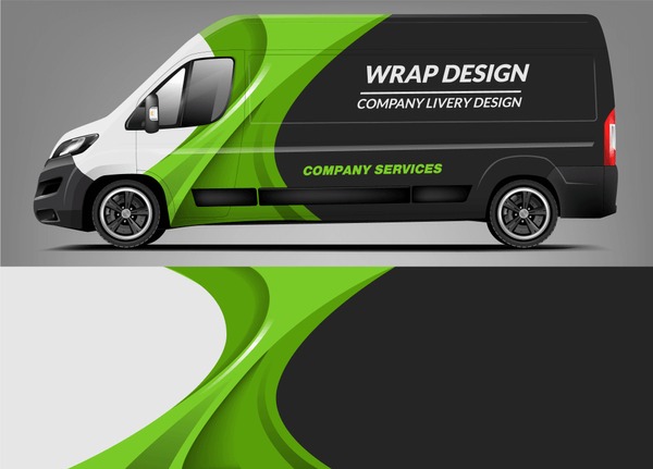 Van Wrap Livery deaign. Ready print wrap design for Van.