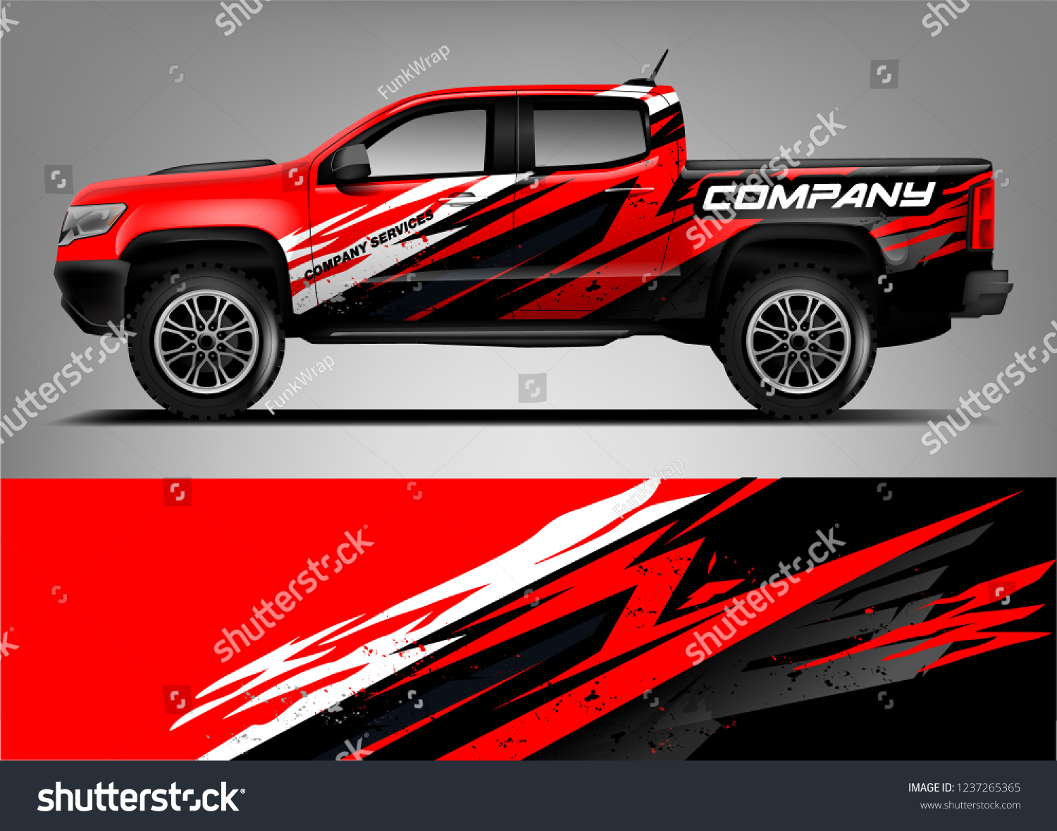 Truck Livery Wrap Design. Car wrap decal and sticker design.