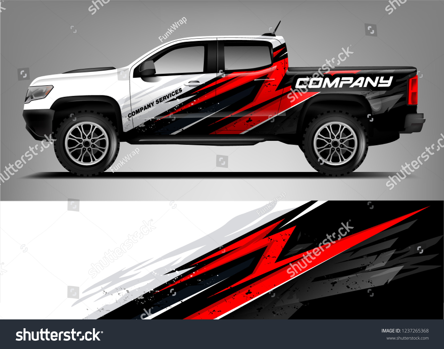 Truck Livery Wrap Design. Car wrap decal and sticker design.
