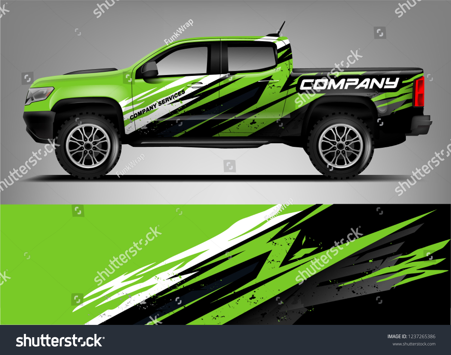 Truck Livery Wrap Design. Car wrap decal and sticker design.