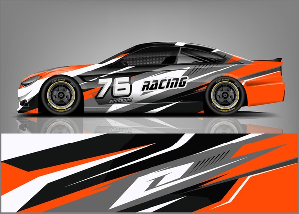 Racing Car Wrap Livery Design