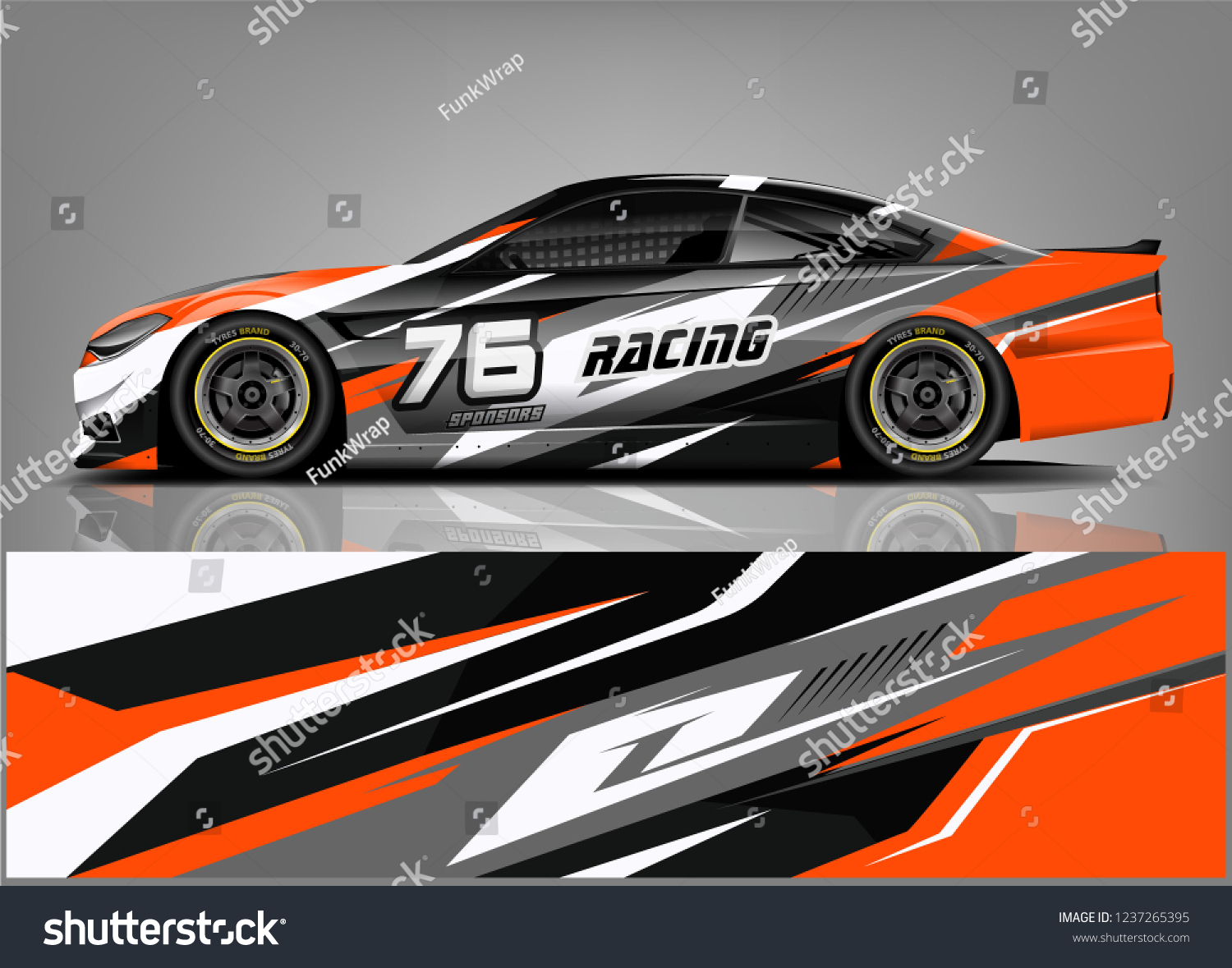 Racing Car Wrap Livery Design