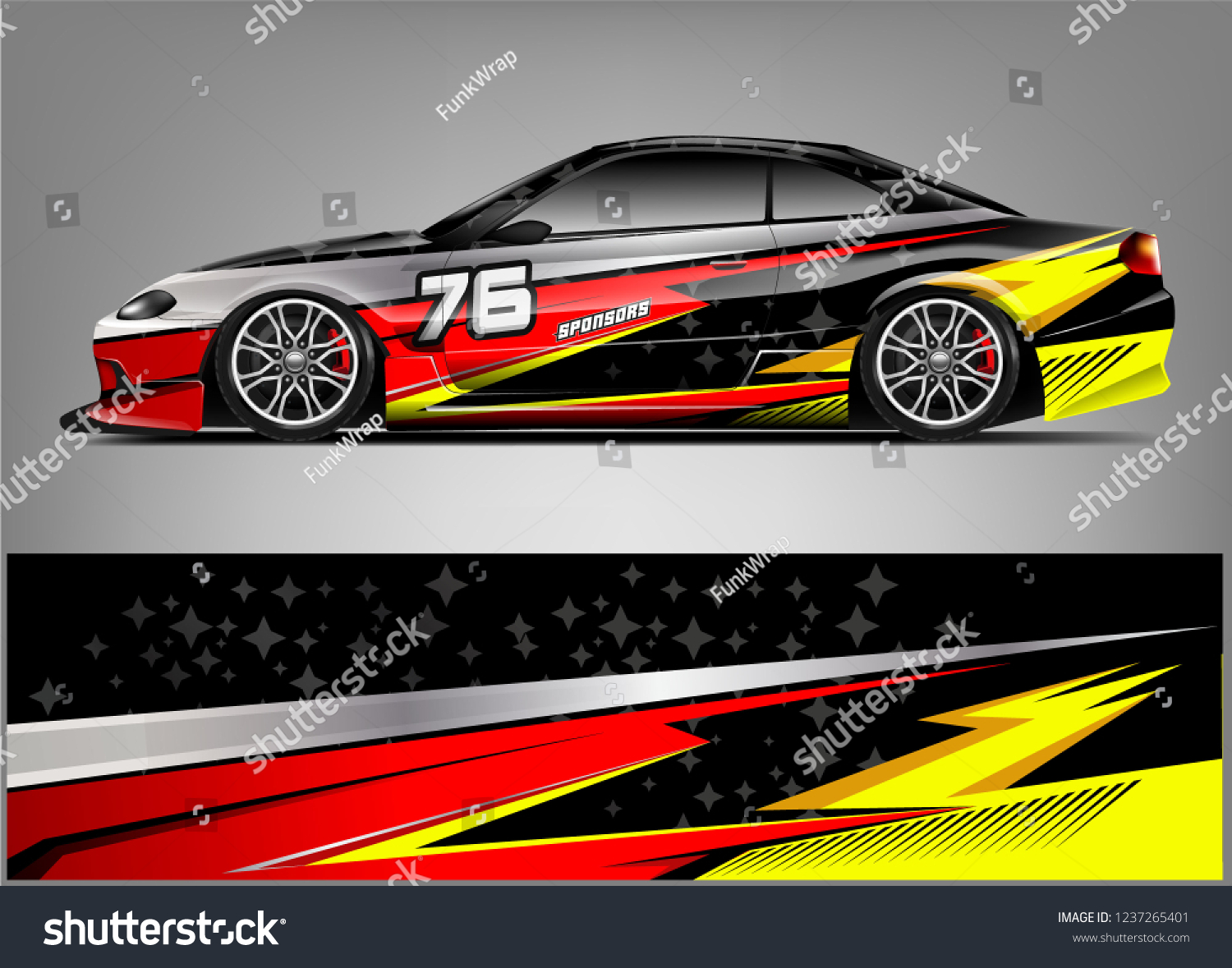 Racing Car Wrap Livery Design