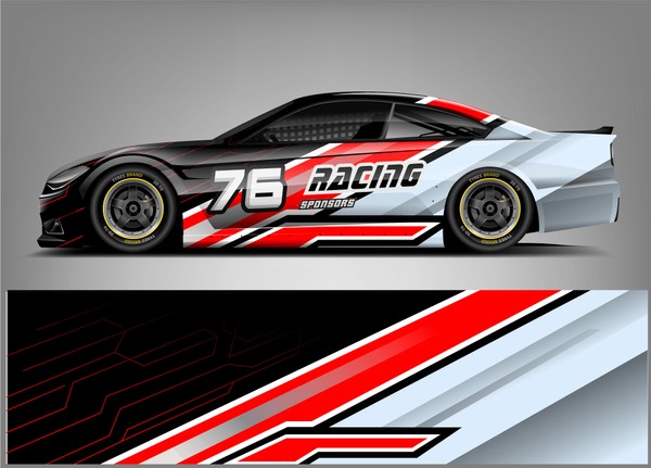 Racing Car Wrap Livery Design