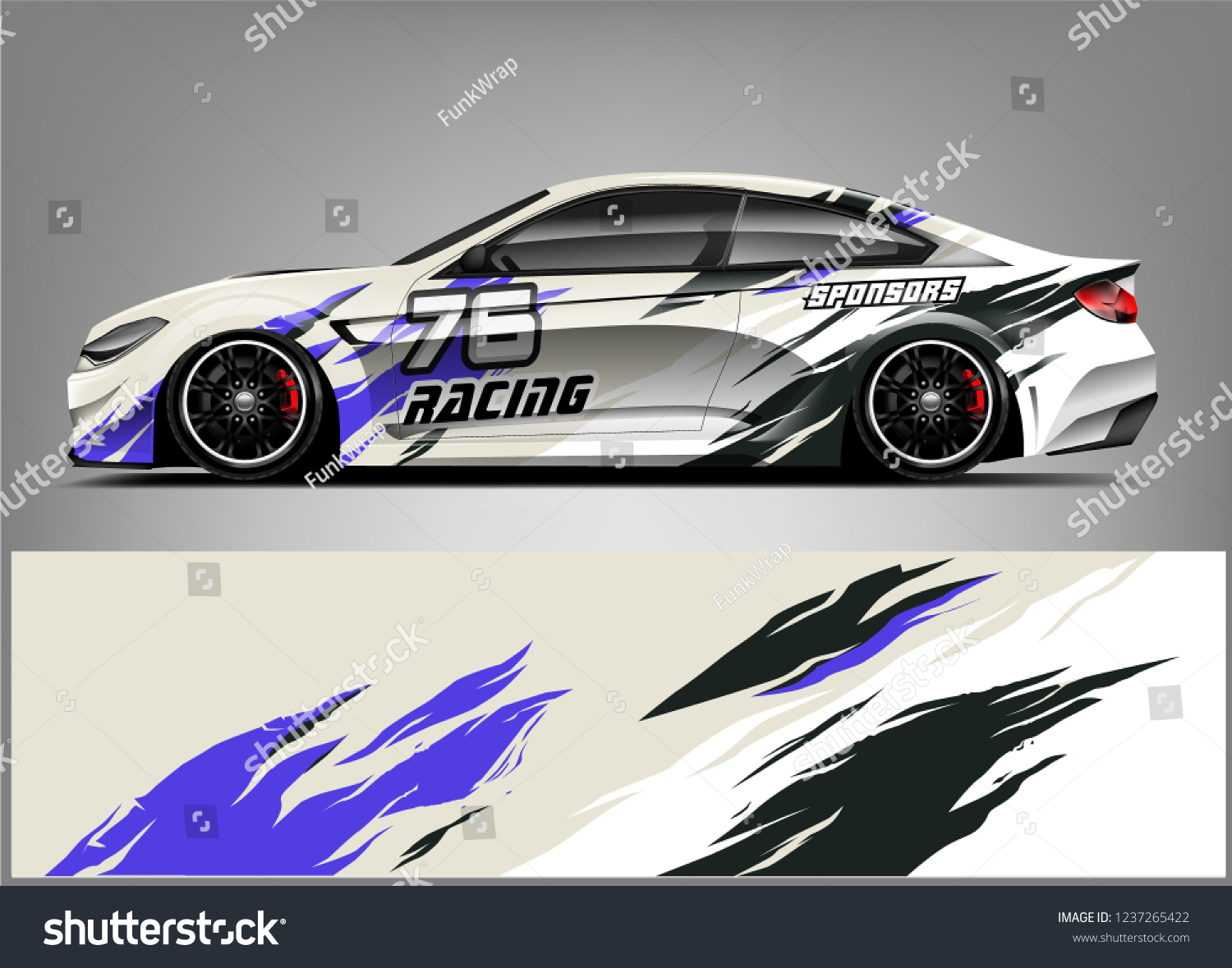 Racing Car Wrap Livery Design