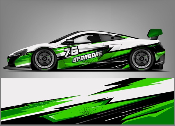 branding design, for custom sport racing car