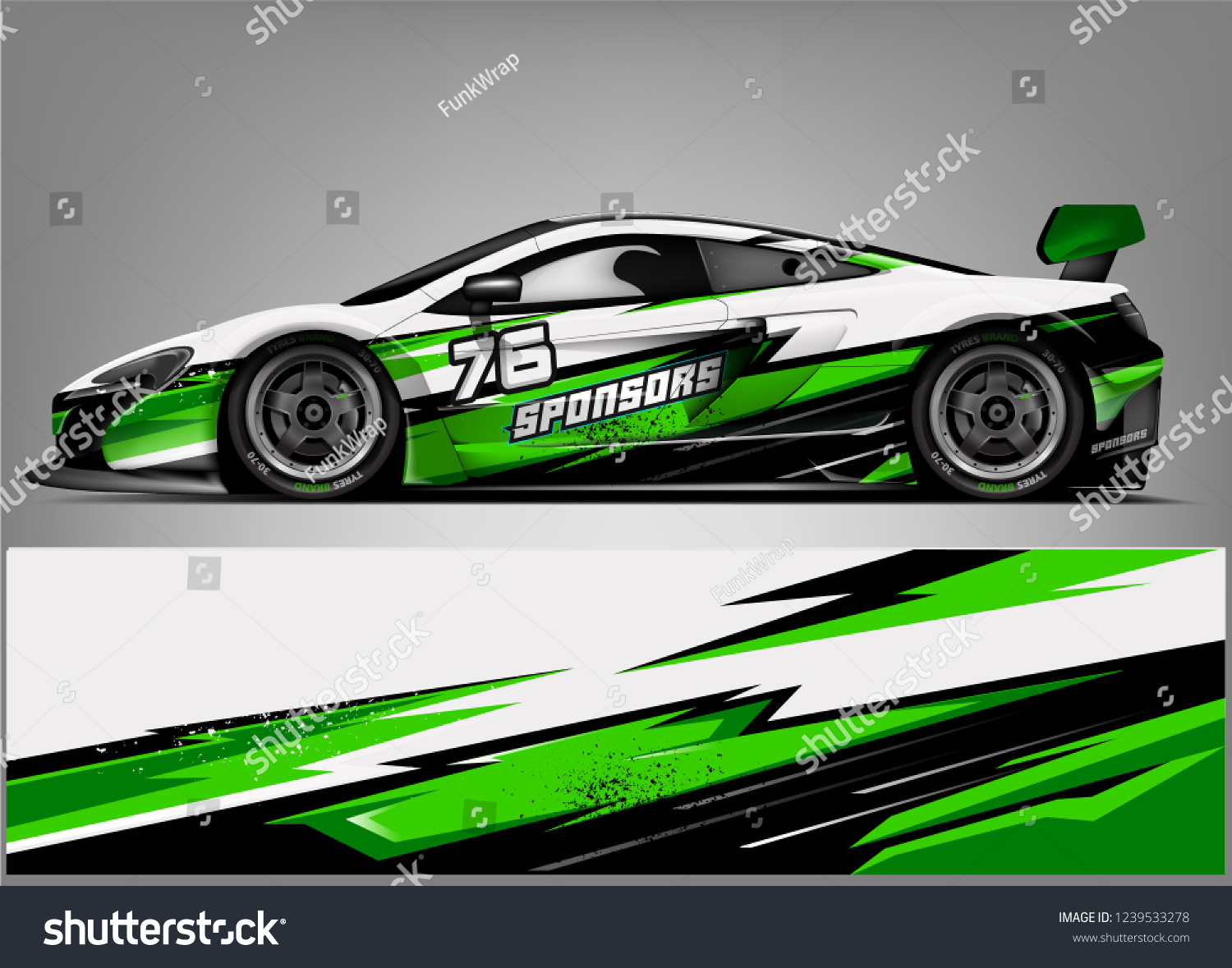 branding design, for custom sport racing car
