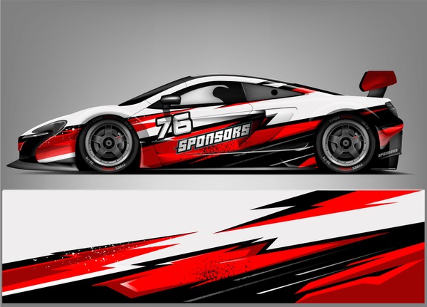 branding design, for custom sport racing car