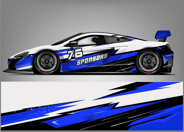branding design, for custom sport racing car
