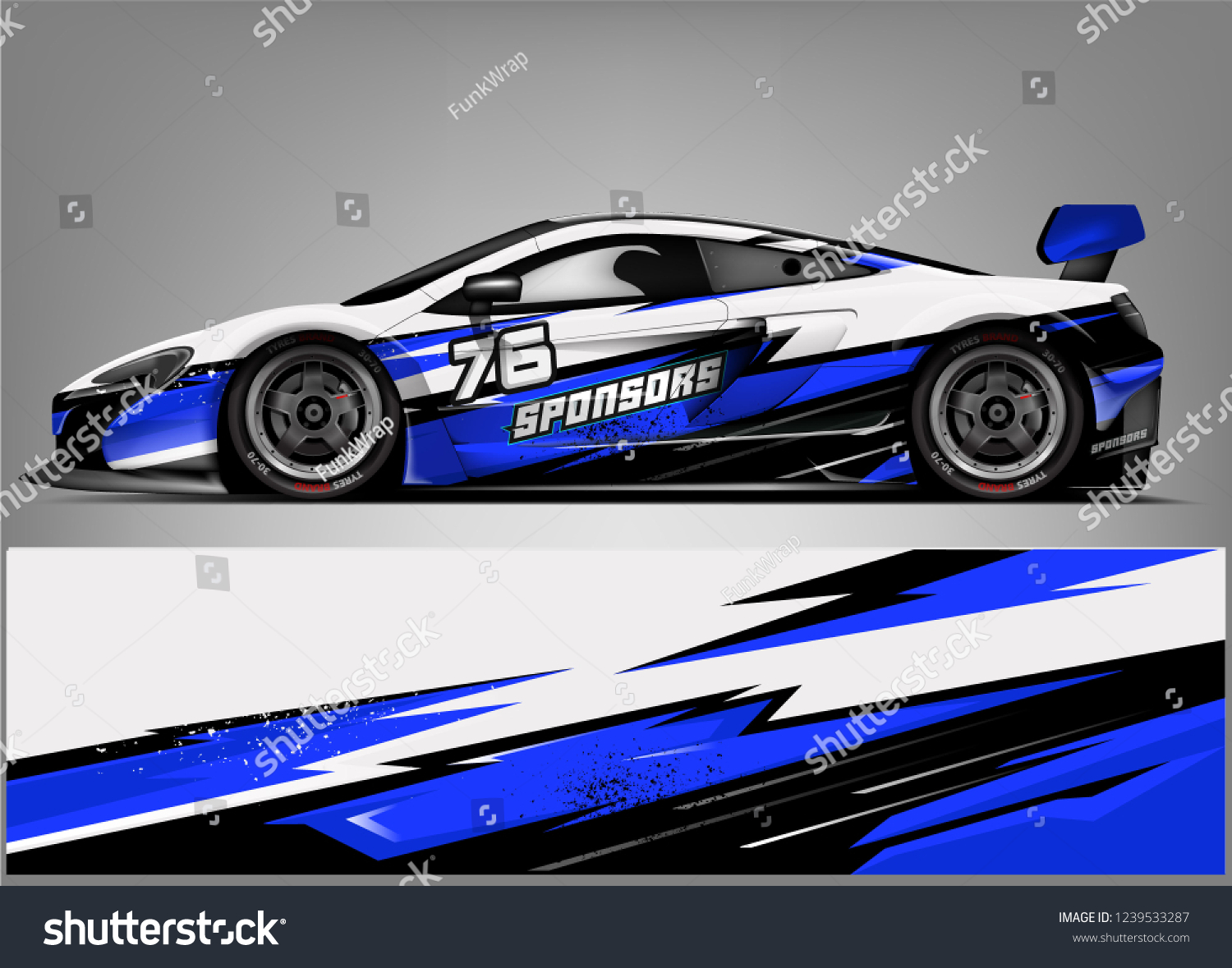 branding design, for custom sport racing car