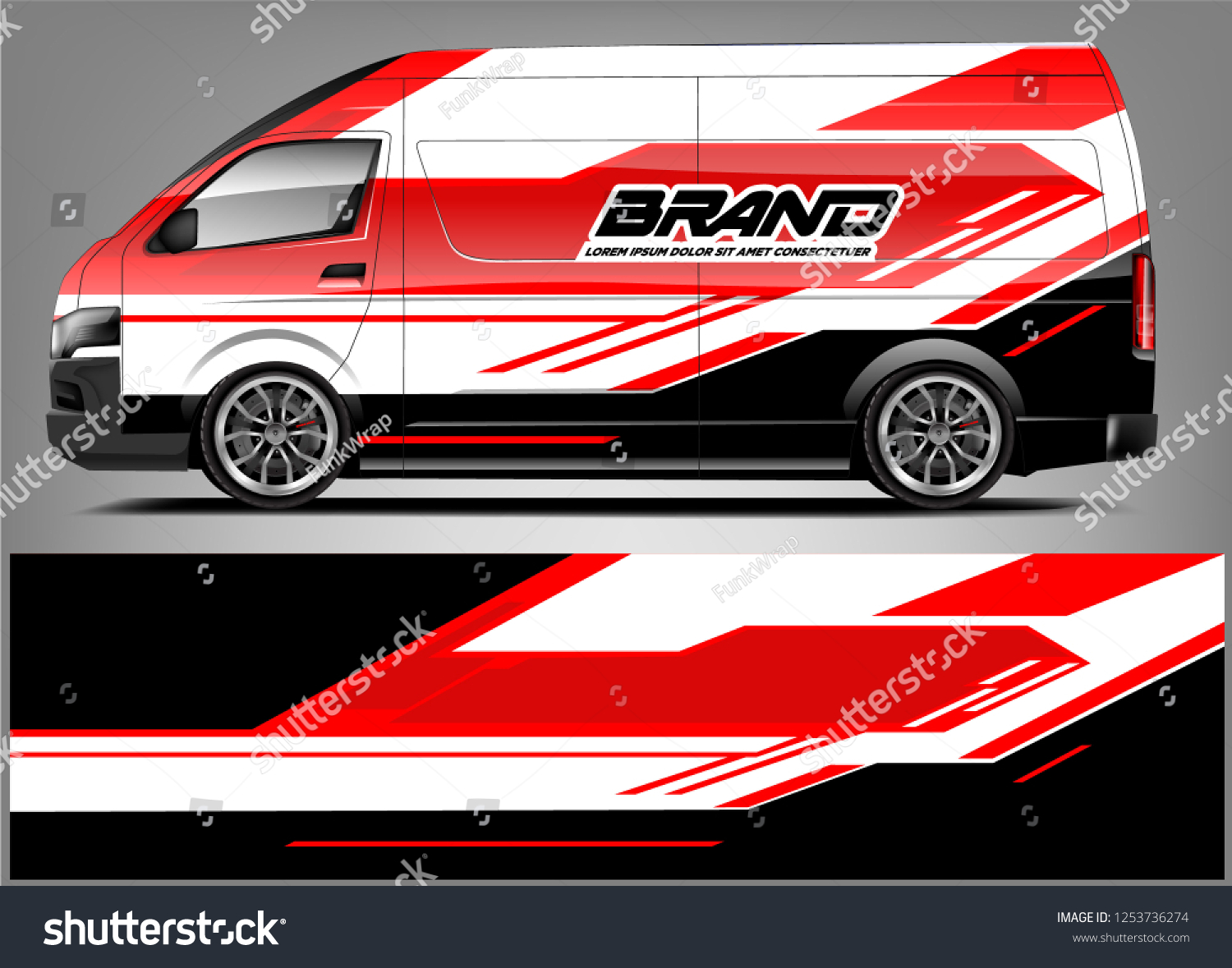 Company car wrap. wrap design for company car and services.