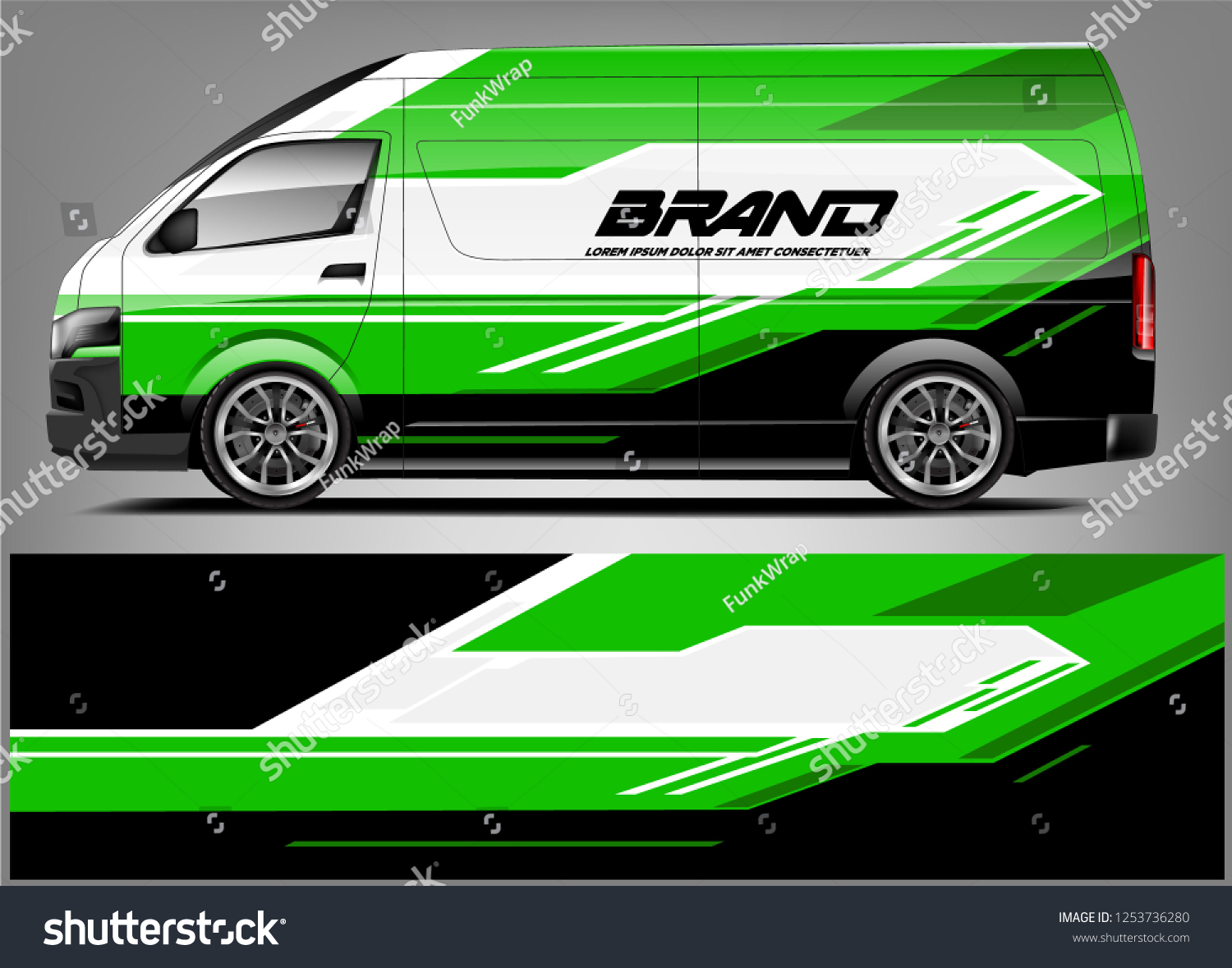 Company car wrap. wrap design for company car and services.