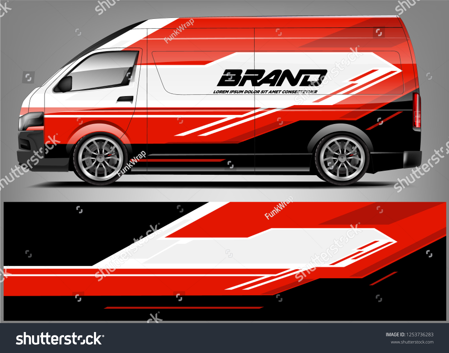 Company car wrap. wrap design for company car and services.