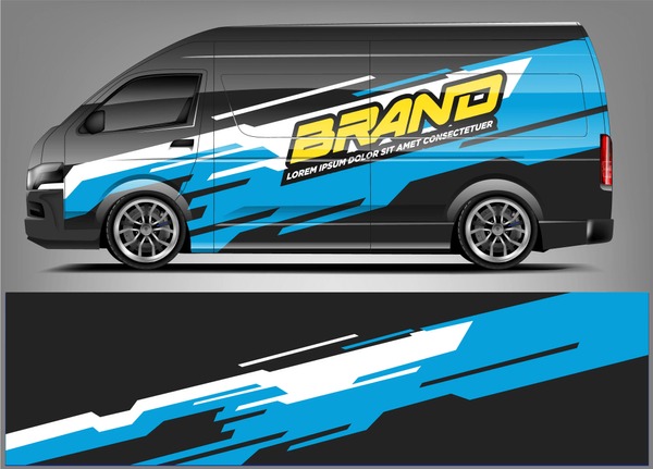 Company car wrap. wrap design for company car and services.