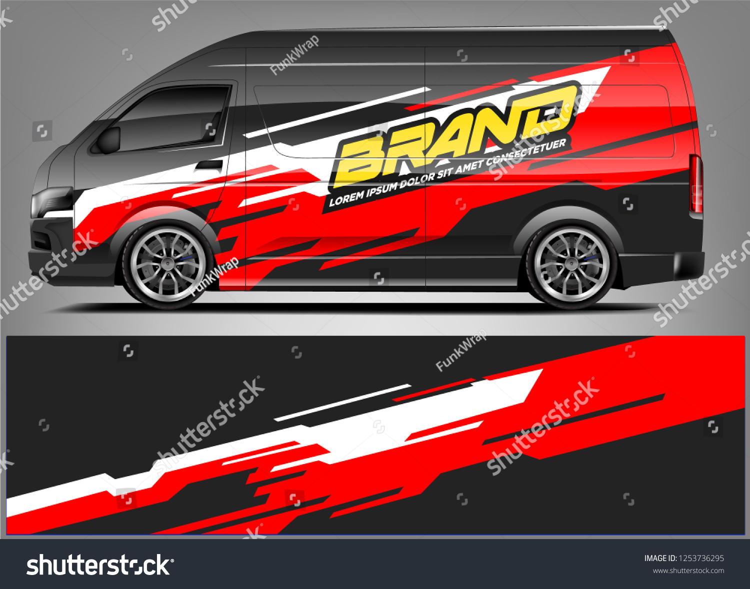 Company car wrap. wrap design for company car and services.