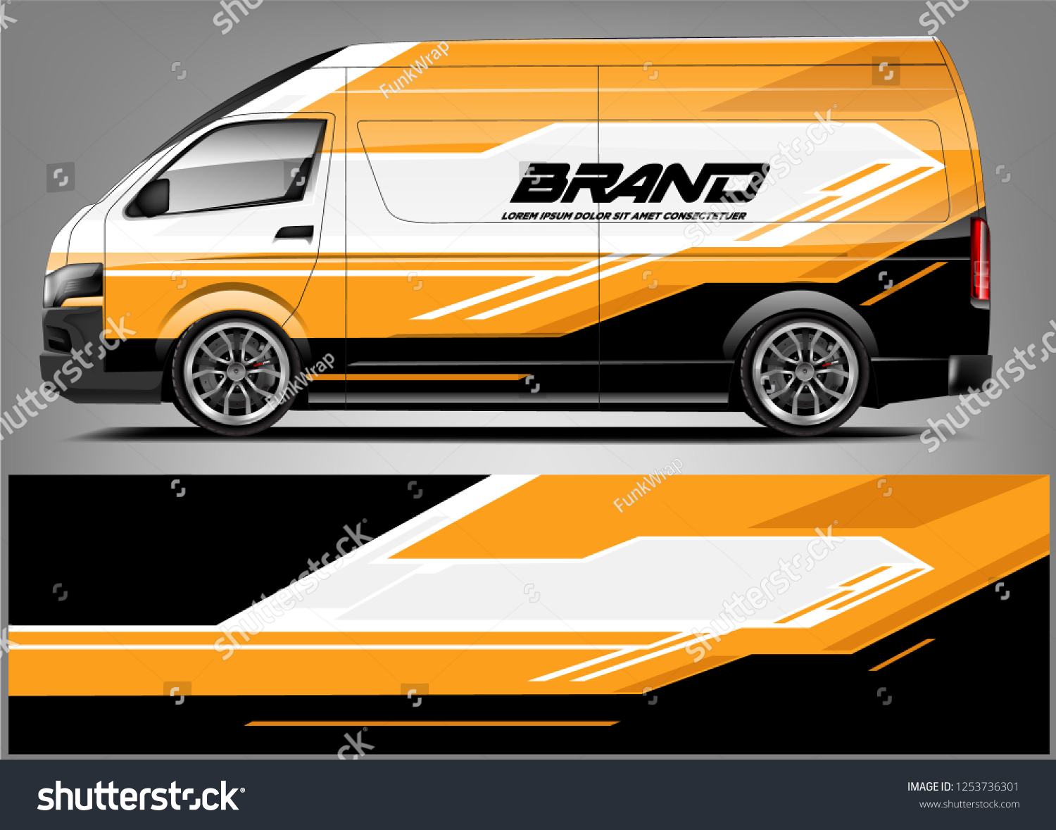 Company car wrap. wrap design for company car and services.