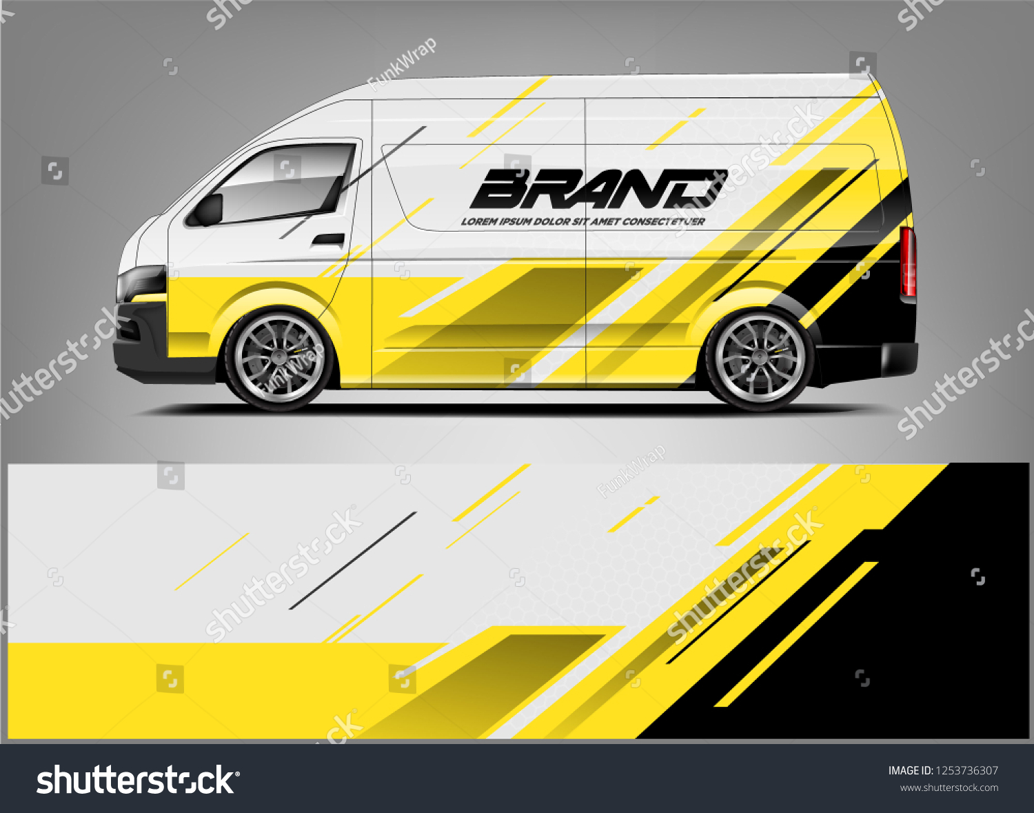 Company car wrap. wrap design for company car and services.