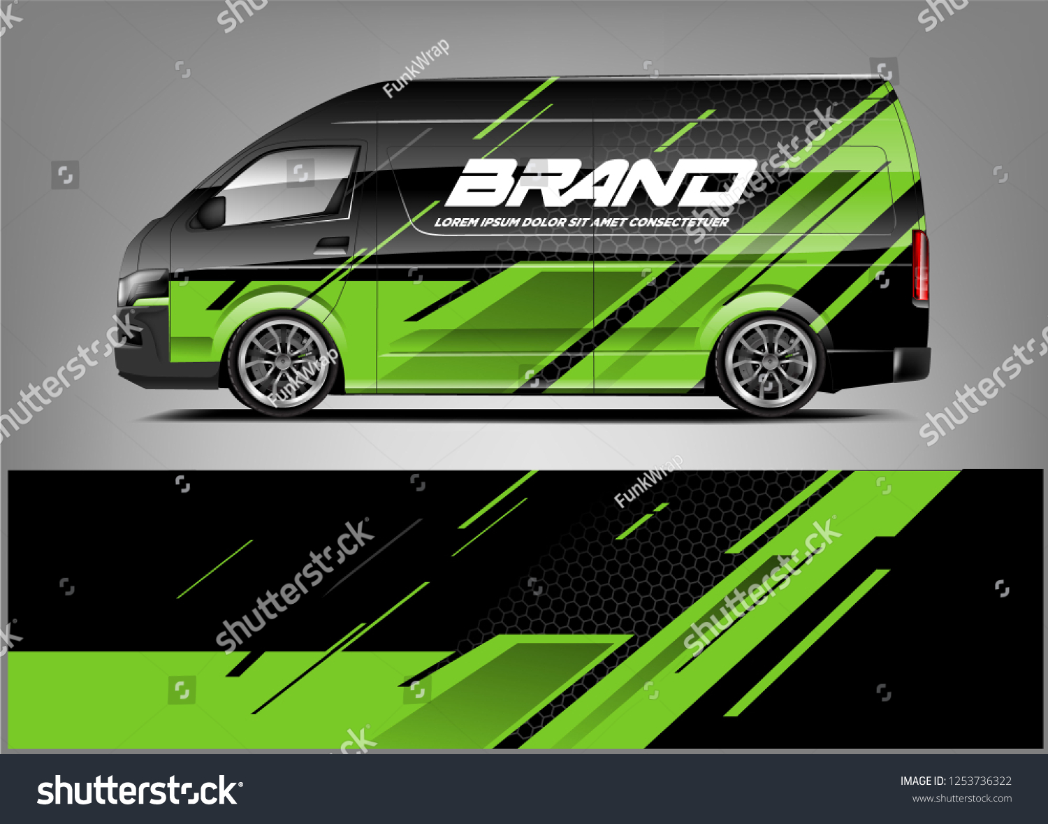 Company car wrap. wrap design for company car and services.