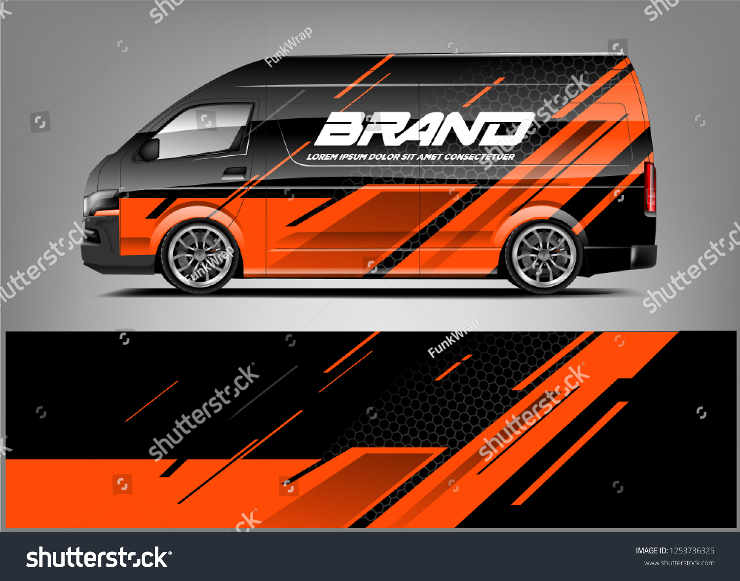 Company car wrap. wrap design for company car and services.