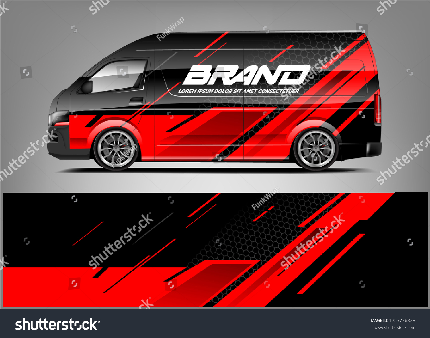 Company car wrap. wrap design for company car and services.