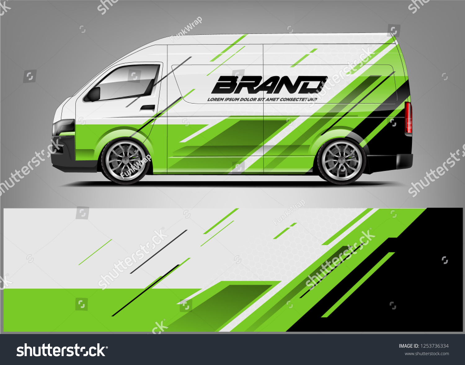 Company car wrap. wrap design for company car and services.