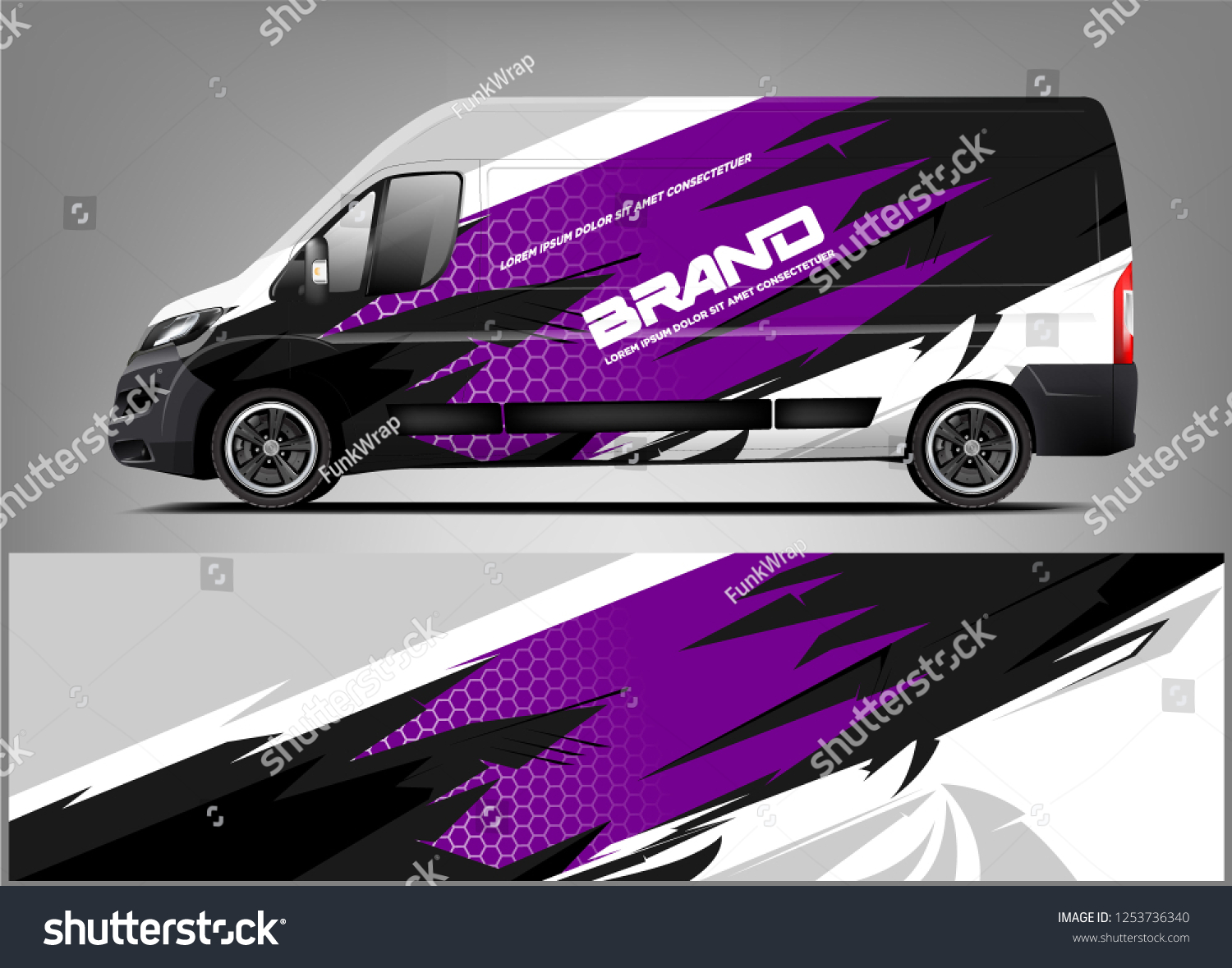 Company car wrap. wrap design for company car and services.