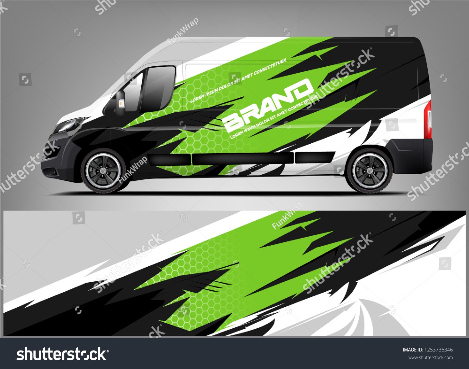 Company car wrap. wrap design for company car and services.