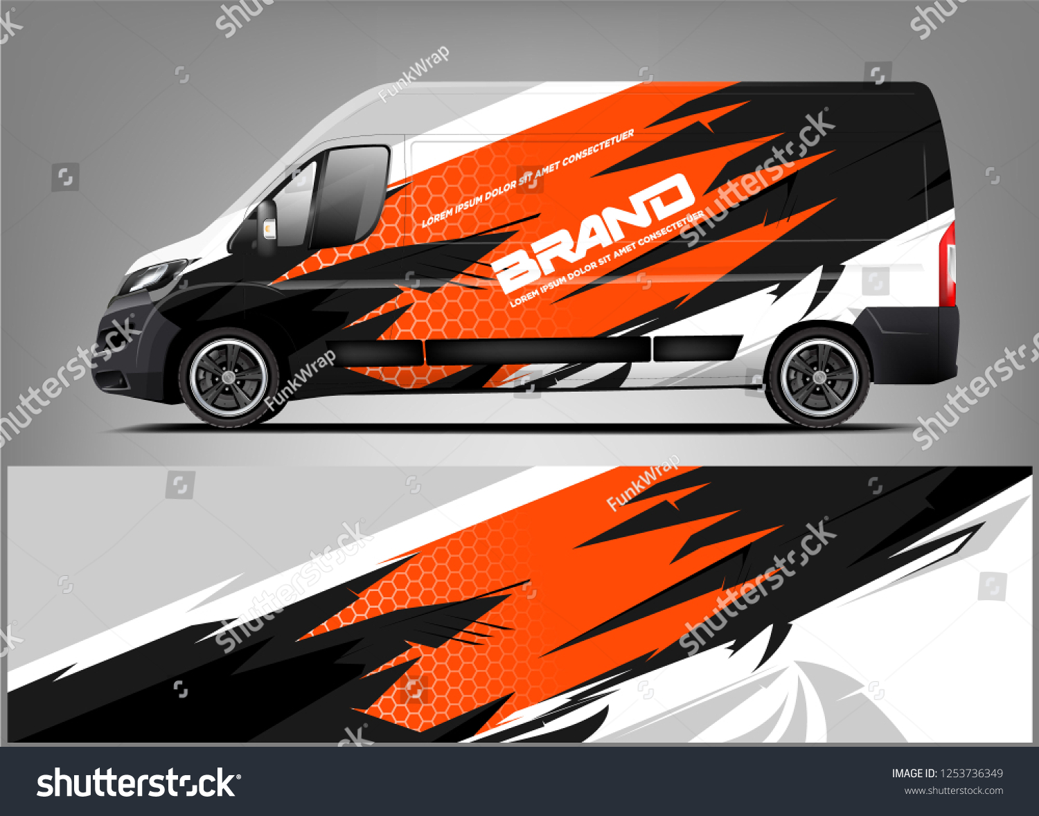 Company car wrap. wrap design for company car and services.