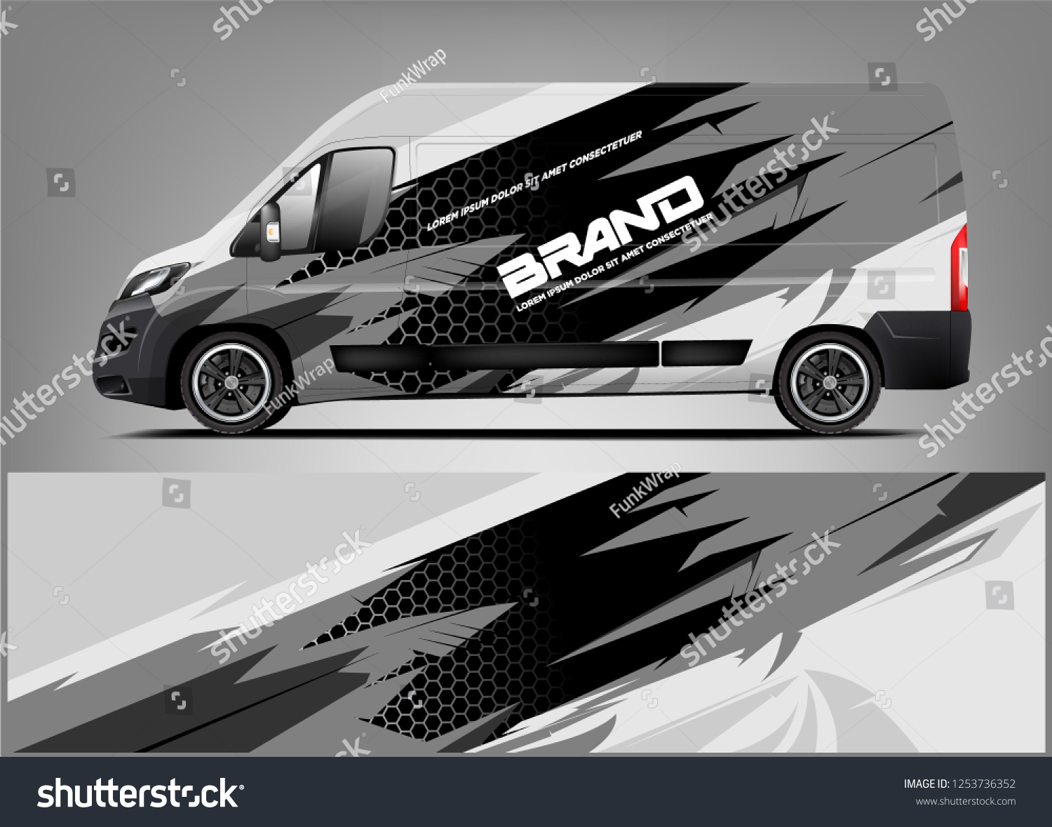 Company car wrap. wrap design for company car and services.