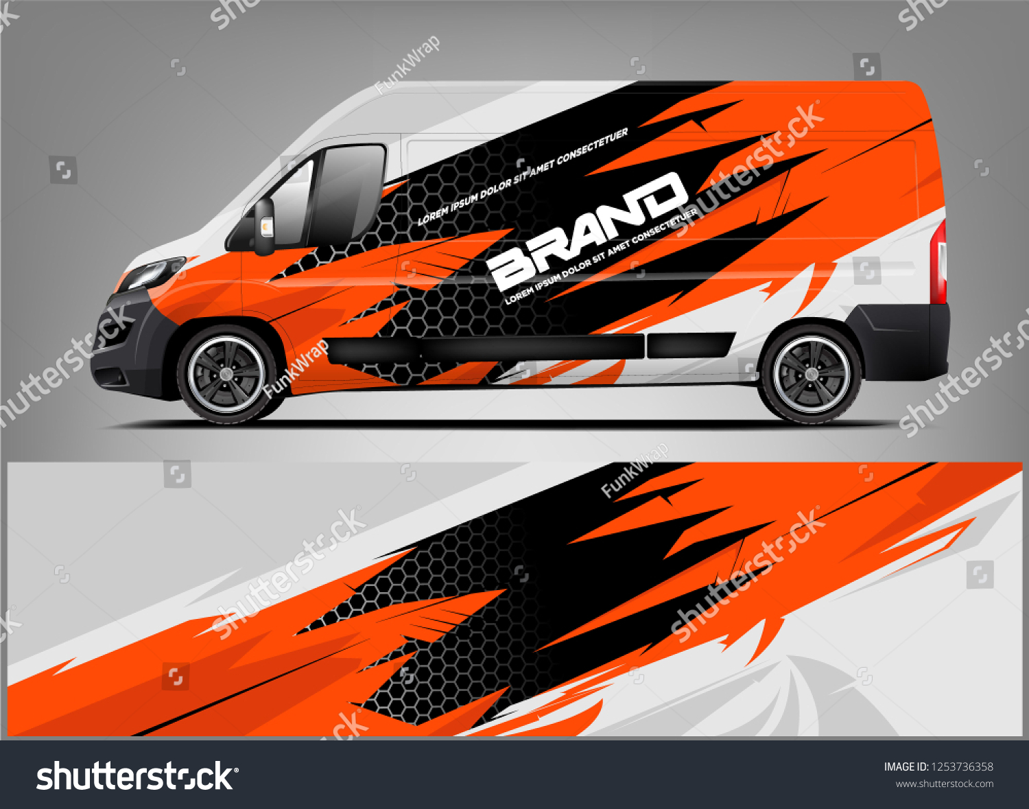 Company car wrap. wrap design for company car and services.